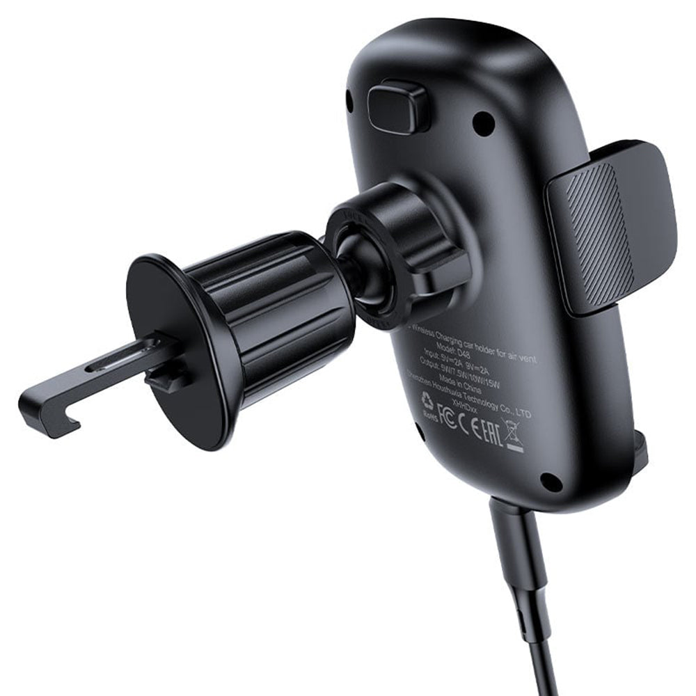 Bezdrátová auto nabíječka Acefast D48, 15W, 1.67A, Černá