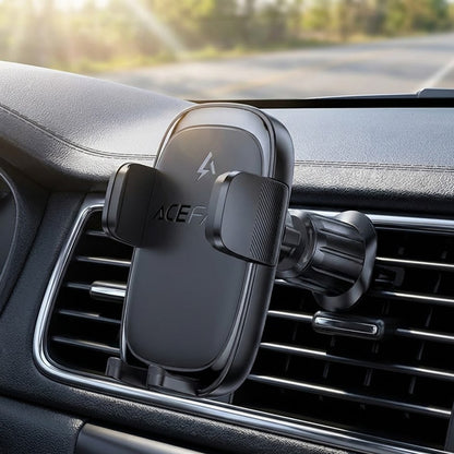 Bezdrátová auto nabíječka Acefast D48, 15W, 1.67A, Černá