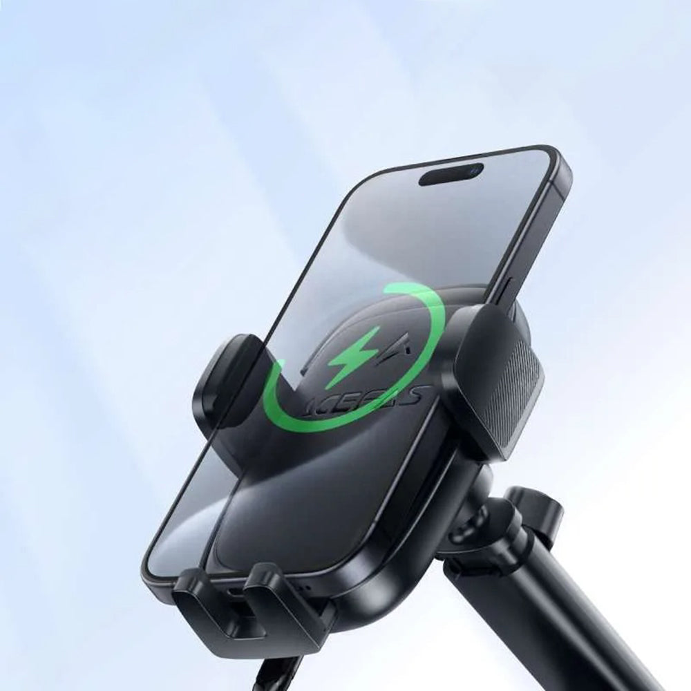 Bezdrátová auto nabíječka Acefast D49, 15W, 1.67A, černá