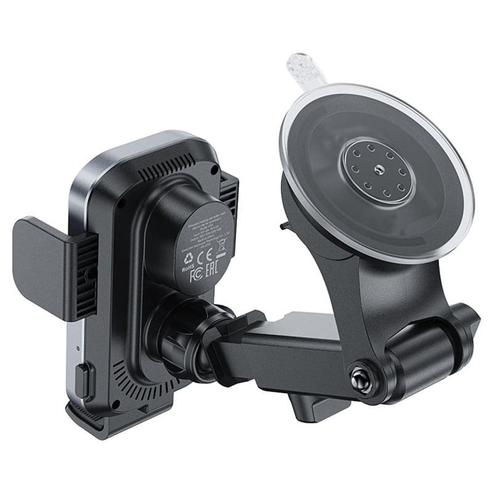 Bezdrátová auto nabíječka Acefast D53, 15W, 1.67A, Černá