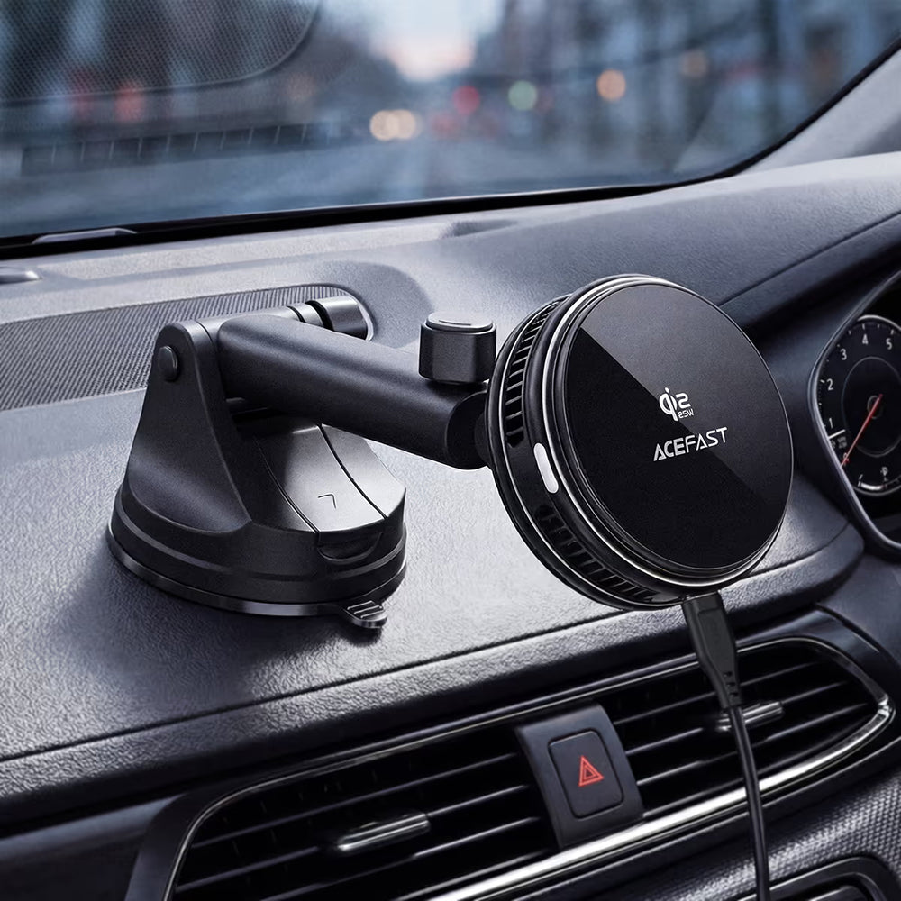 Bezdrátová autoadaptér Acefast D67, 25W, černá