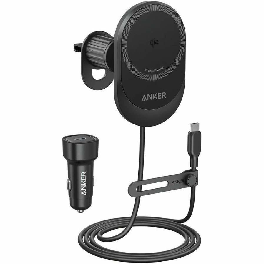 Bezdrátová autonabíječka Anker MagGo, 15W, 1.67A, Černá B2932G11
