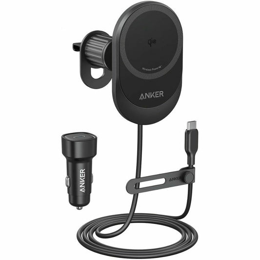 Bezdrátová autonabíječka Anker MagGo, 15W, 1.67A, Černá B2932G11