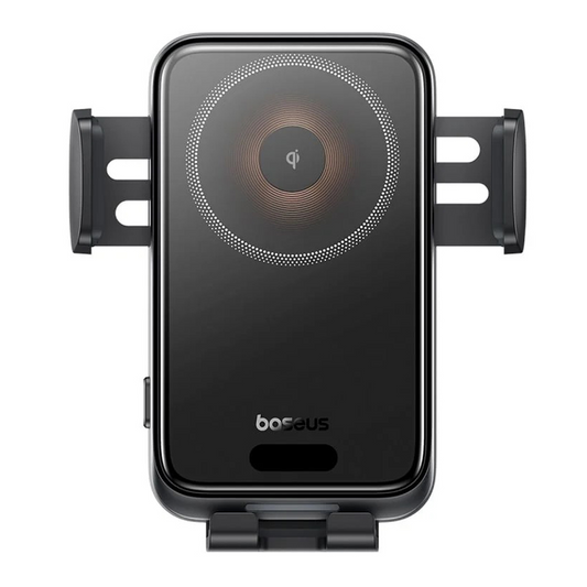 Bezdrátová nabíječka do auta Baseus Wisdom Pro Vent, 15W, 1.67A, černá, znovu zabalená C40381501123-00