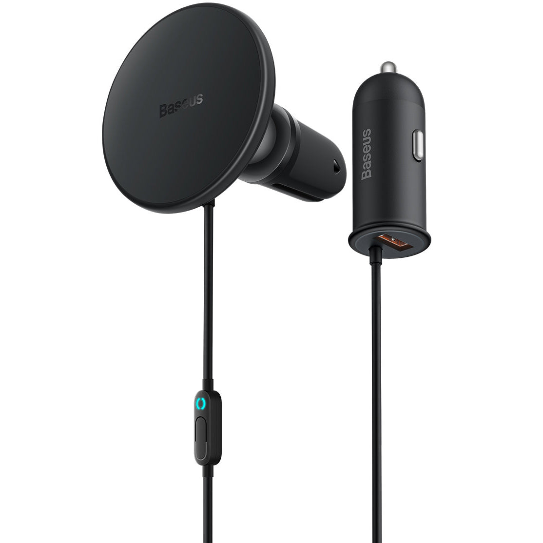 Bezdrátová autonabíječka Baseus CW01, 40W, 3A, Černá C40141000111-01