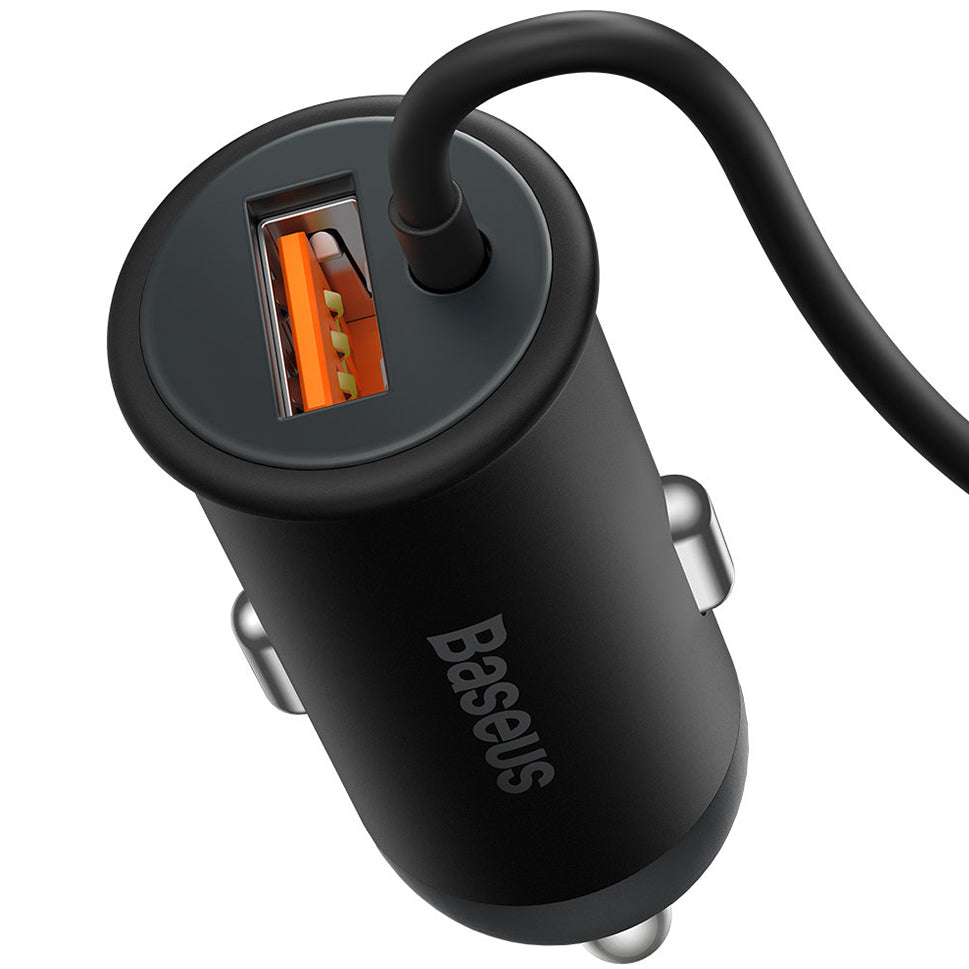Bezdrátová autonabíječka Baseus CW01, 40W, 3A, Černá C40141000111-01
