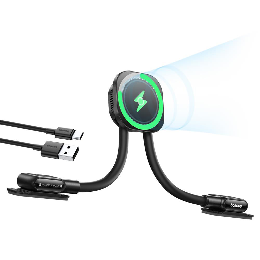 Bezdrátová auto nabíječka Baseus PrimeTrip C03s Pro, 15W, 1.67A, Černá C0013803