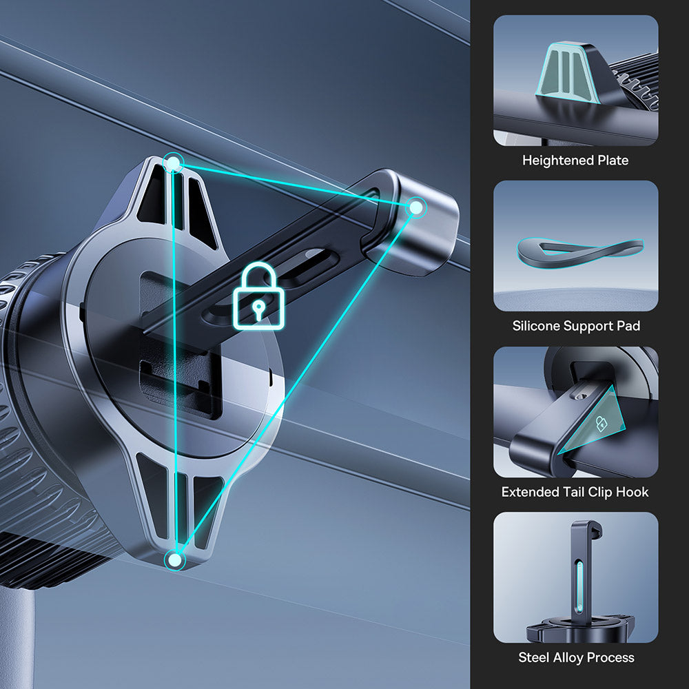 Bezdrátová auto nabíječka Baseus PrimeTrip VC1 Pro, 15W, 1.67A, Černá C40141000111-00