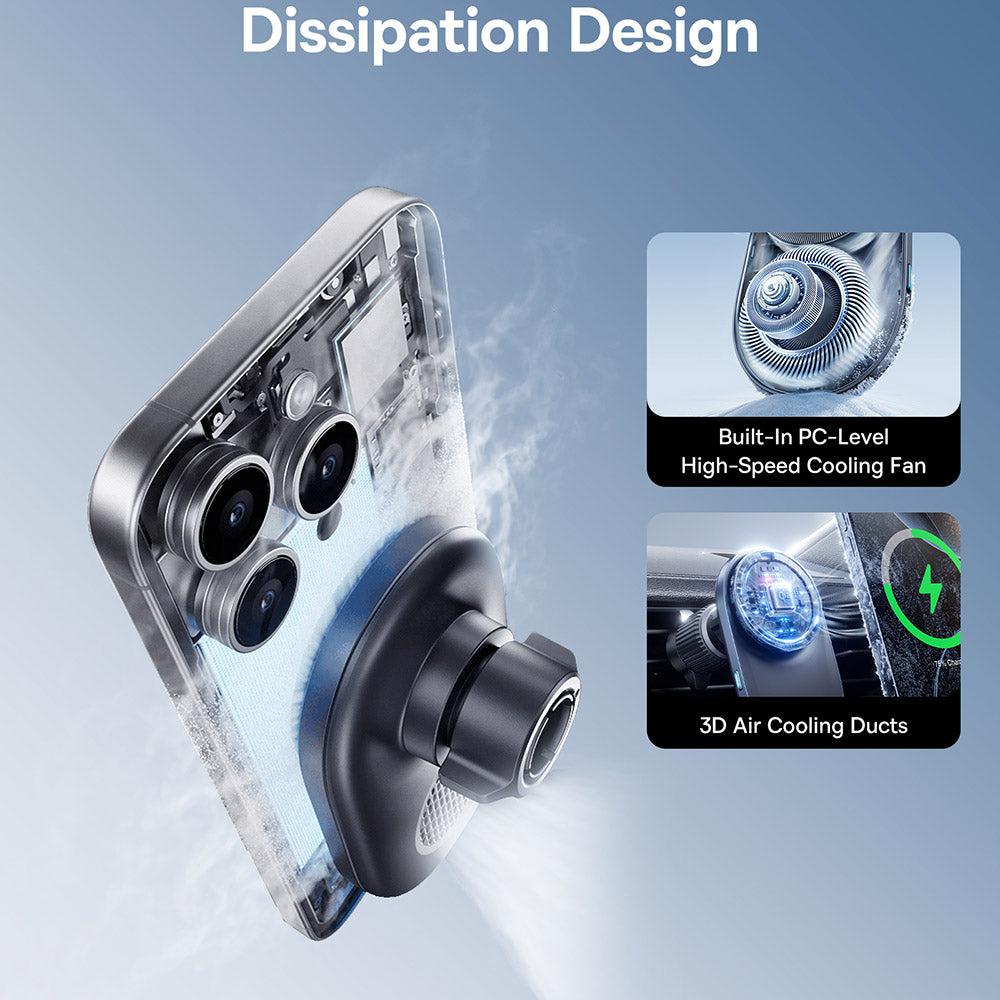 Bezdrátová auto nabíječka Baseus PrimeTrip VC1 Pro, 15W, 1.67A, Černá C40141000111-00