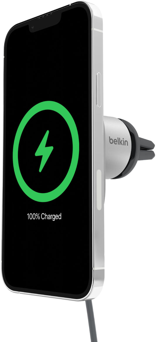 Bezdrátová autoadaptér Belkin BoostCharge Pro, 15W, 1,67A, bílá WIC008btGR-V2