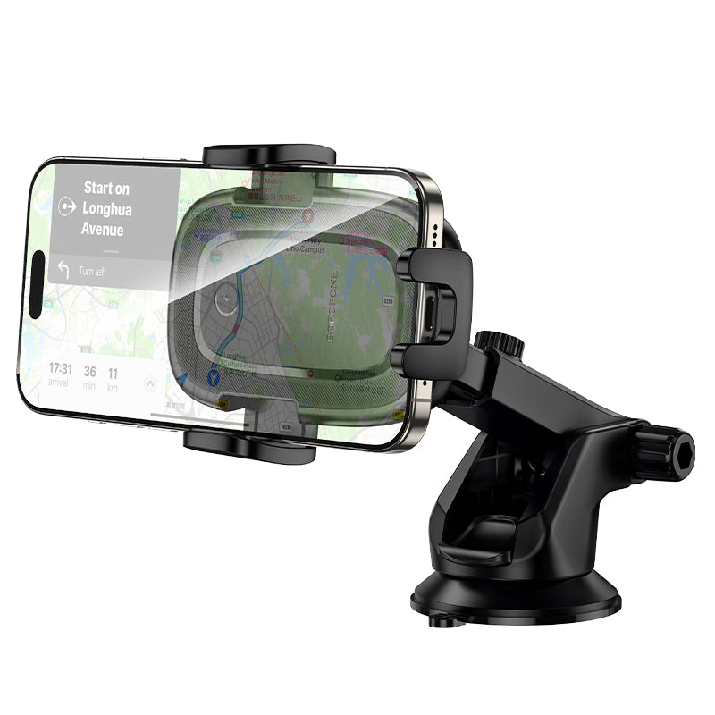 Bezdrátová autonabíječka Borofone BH223 Follower, 15W, 1.67A, Černá