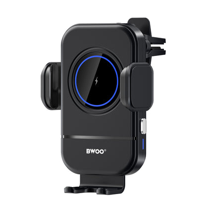 Wireless Car Charger BWOO ZJ137, 15W, 1.67A, Black