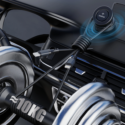 Bezdrátová autoadaptér Dudao F24Max, 15W, 1.67A, černá