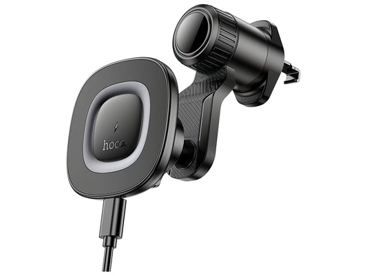 Bezdrátová auto nabíječka HOCO HW30, 15W, 1.67A, Černá