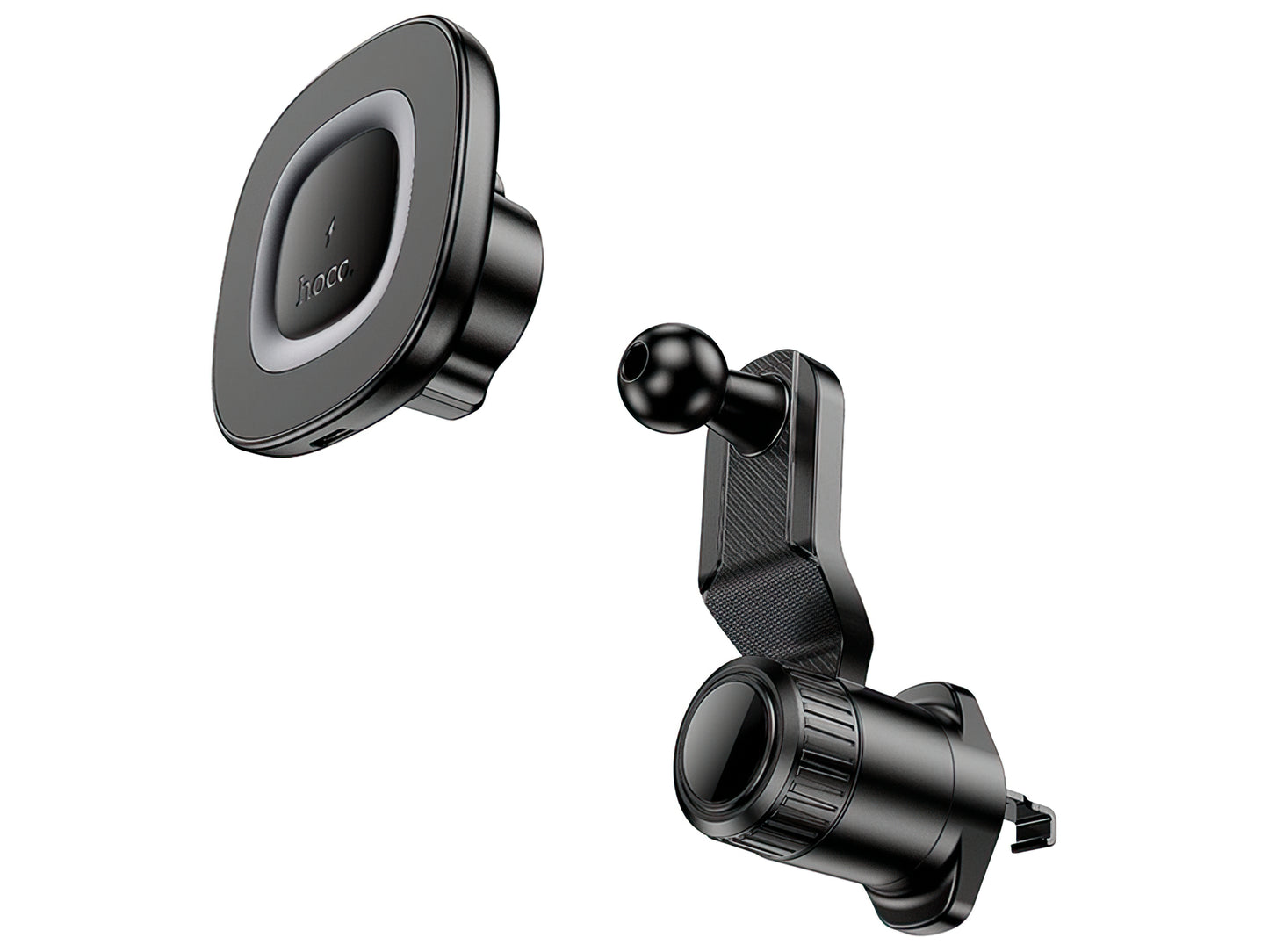 Bezdrátová auto nabíječka HOCO HW30, 15W, 1.67A, Černá