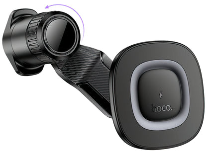 Bezdrátová auto nabíječka HOCO HW30, 15W, 1.67A, Černá