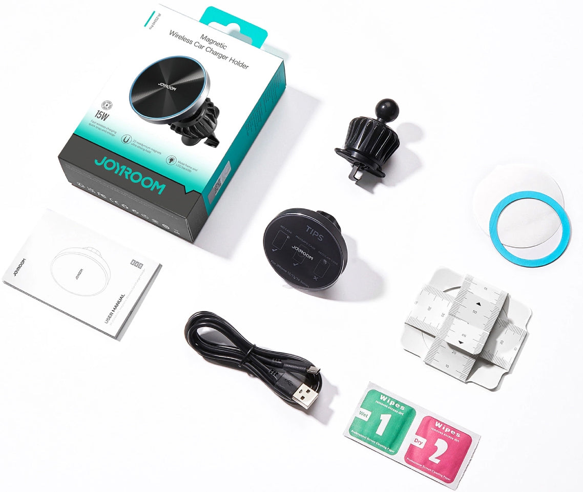 Bezdrátová autonabíječka Joyroom JR-ZS240 Pro, 15W, 1.67A, Černá
