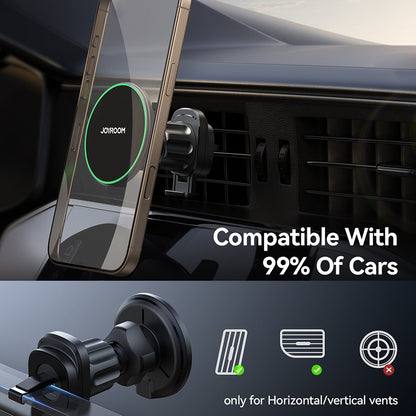 Bezdrátová autonabíječka Joyroom JR-ZS412, 15W, 1.67A, Černá