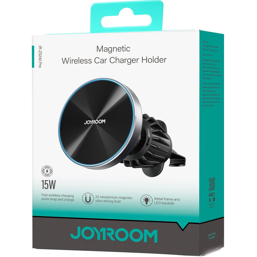 Bezdrátová autonabíječka Joyroom JR-ZS240 Pro, 15W, 1.67A, Černá