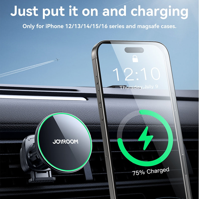 Bezdrátová autonabíječka Joyroom JR-ZS412, 15W, 1.67A, Černá
