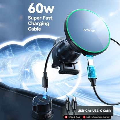 Bezdrátová autonabíječka Joyroom JR-ZS412, 15W, 1.67A, Černá