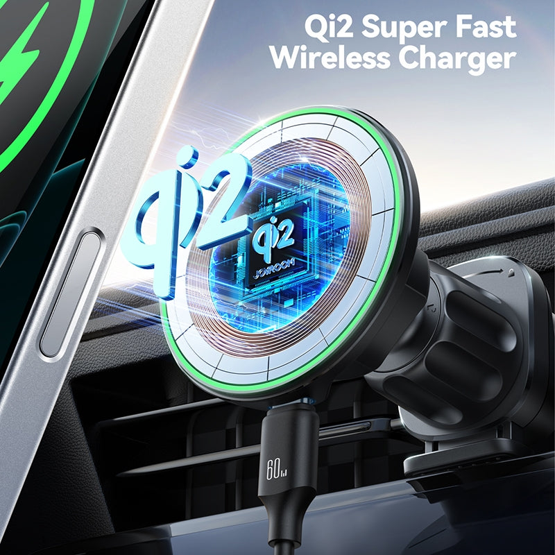 Bezdrátová autonabíječka Joyroom JR-ZS412, 15W, 1.67A, Černá