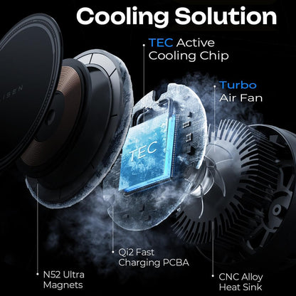 Lisen W701 Wireless Car Charger, 15W, 1.67A, Black YL0224060042