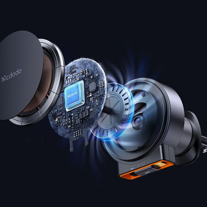 Bezdrátová autonabíječka McDodo CH-0091, 15W, 1.67A, Zlatá