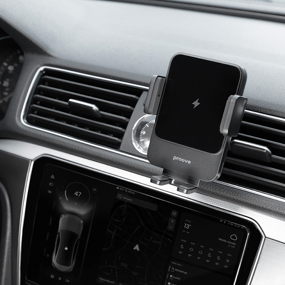 Bezdrátová auto nabíječka Proove Sonic, 15W, 1.67A, Šedá WHSN15002001