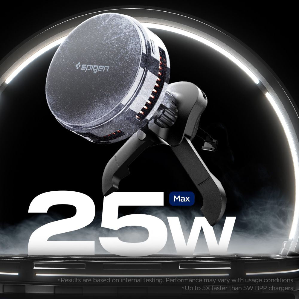 Bezdrátová autonabíječka Spigen Essential, 25W, 1.67A, Černá