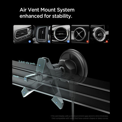 Bezdrátová autonabíječka Spigen EV15MAQ Essential, 15W, 1.67A, Černá ACP10513