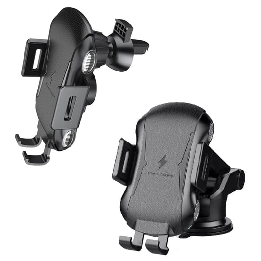 Bezdrátová autonabíječka Techsuit CAPD032 Premium, 10W, 1.1A, černá