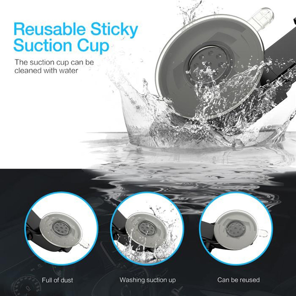 Bezdrátová autonabíječka Techsuit CAPD032 Premium, 10W, 1.1A, černá