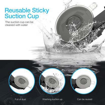 Bezdrátová autonabíječka Techsuit CAPD032 Premium, 10W, 1.1A, černá