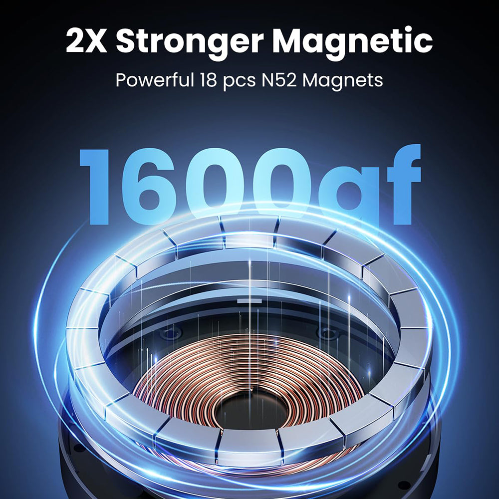 Bezdrátová autonabíječka UGREEN W708, 15W, 1.67A, černá