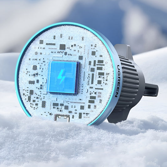 Bezdrátová autonabíječka UGREEN W758, 25W, 1.67A, Modrá