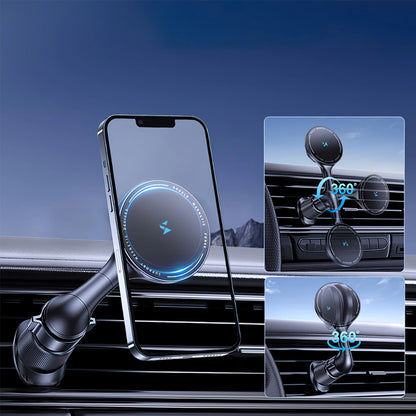 Bezdrátová autonabíječka WZK WCT5-6S4Y, 15W, 1.67A, Černá