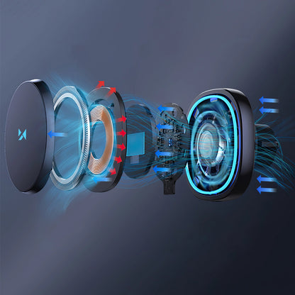 Bezdrátová autonabíječka WZK WCT5-Q6S2Y, 15W, 1.67A, Černá