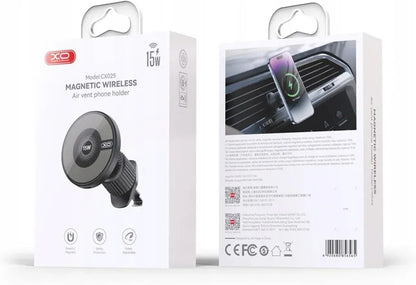Bezdrátová auto nabíječka XO Design CX025, 15W, 1.67A, Černá
