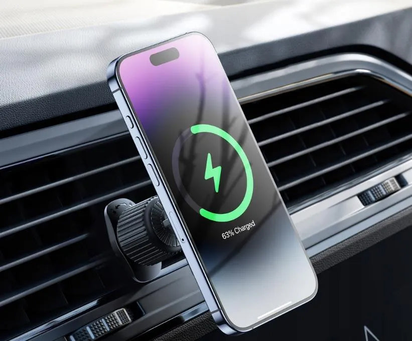 Bezdrátová auto nabíječka XO Design CX025, 15W, 1.67A, Černá