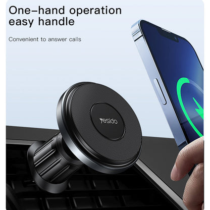 Bezdrátová autonabíječka Yesido C190, 15W, 1.67A, černá