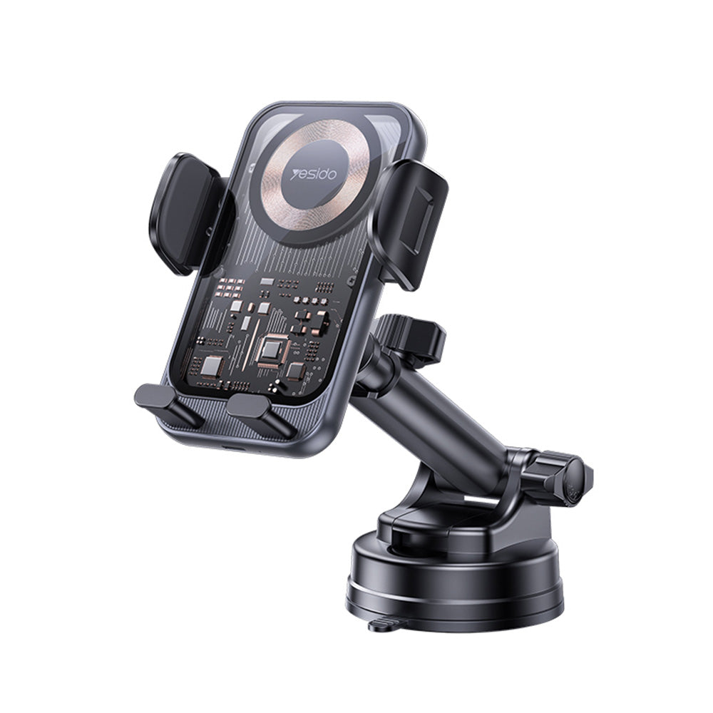 Bezdrátová autonabíječka Yesido C307, 15W, 1.67A, Černá