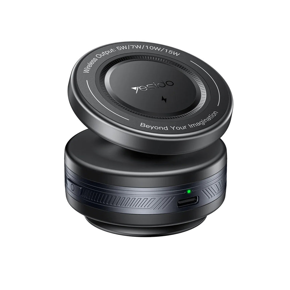 Bezdrátová autonabíječka Yesido C310, 15W, 1.67A, Černá
