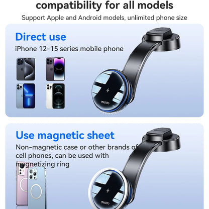 Bezdrátová autonabíječka Yesido C311, 15W, 1.67A, černá