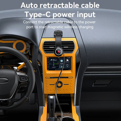 Bezdrátová autonabíječka Yesido C314, 15W, 1.67A, Černá