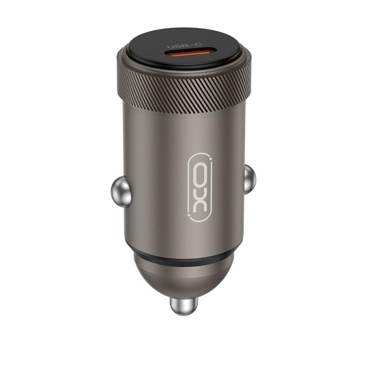 Auto nabíječka XO Design CC70, 30W, 3A, 1 x USB-C, Černá