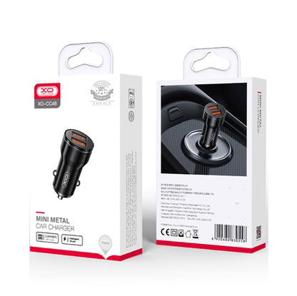 Auto nabíječka XO Design CC48, 12W, 2.4A, Černá