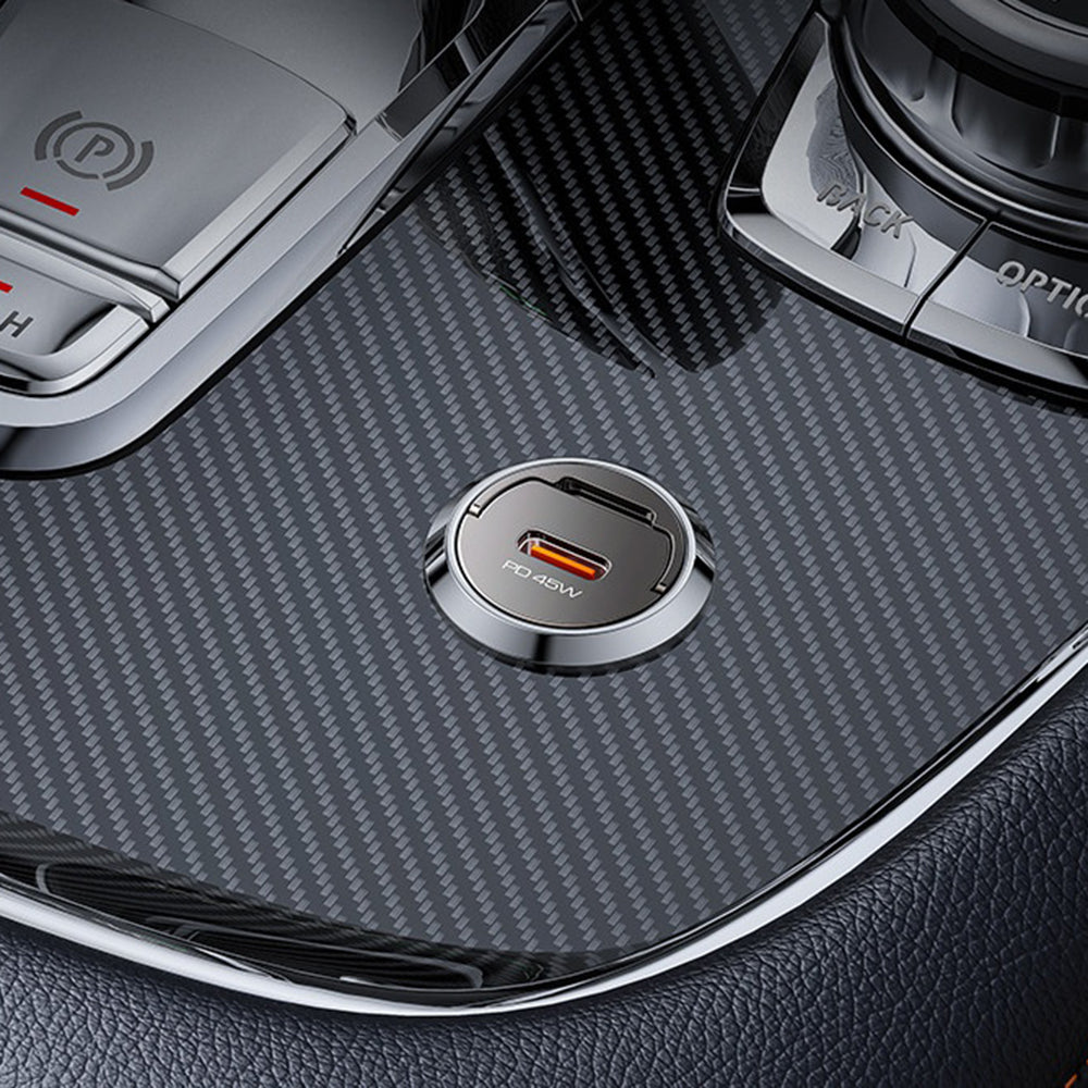 Auto nabíječka Yesido Y67, 45W, 3A, 1 x USB-C, Černá