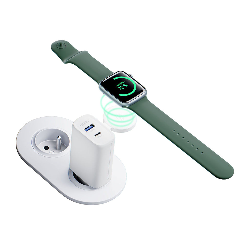 Síťová nabíječka 3MK Hardy 2v1, 33W, 3A, 1 x USB-A - 1 x USB-C, Bílá