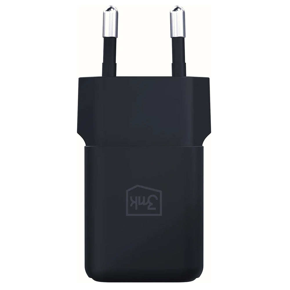 Síťová nabíječka 3MK Hyper, 20W, 3A, 1 x USB-A - 1 x USB-C, Černá